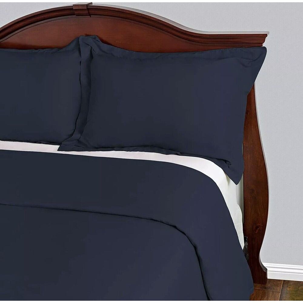 Navy 1500 Collection Duvet Cover 3 Piece‎ Set Series Ultra Soft King / Cal King